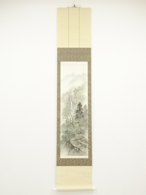 JAPANESE HANGING SCROLL / HAND PAINTED / LANDSCAPE